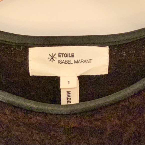 Isabel Marant Étoile Top with Leather Detail - Picture 2 of 5
